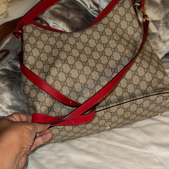 Gucci Beige and Red Women's Bag - Picture 7 of 9